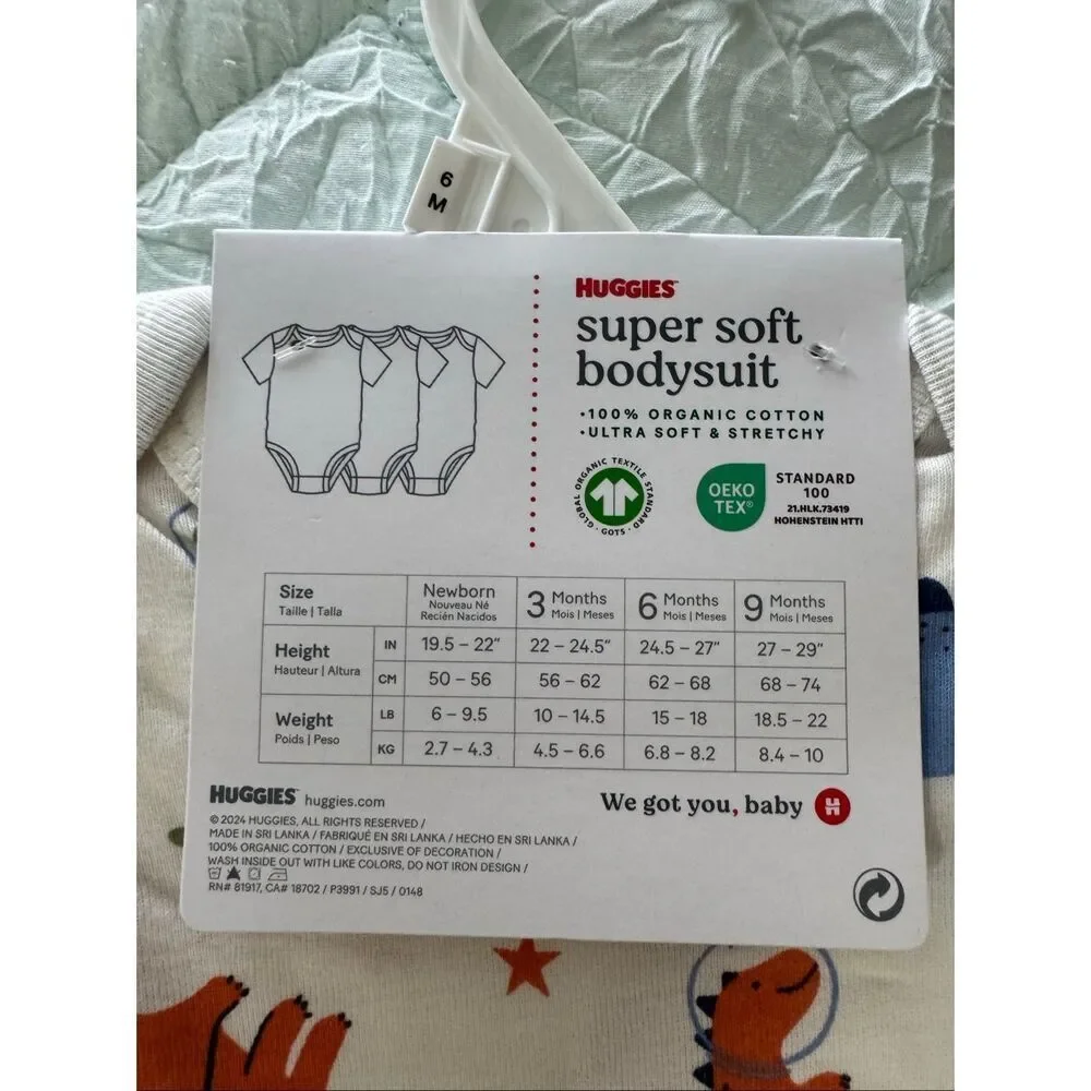 HUGGIES and LITTLE ME 6 Months Boys - 3 Play Sets
